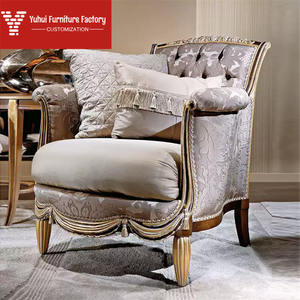 Ensemble de canapés de salon Alexander, style moderne et luxueux, en tissu français, avec pieds en bois, combinaison simple, double ou <span class=keywords><strong>trio</strong></span> - Product Image 5
