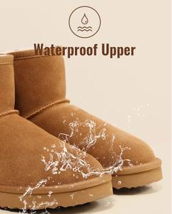 Factory Price Wholesale <strong>Boots</strong> Original Winter Wool Sheepskin <strong>Women's</strong> Platform <strong>Snow</strong> <strong>Boots</strong> <strong>Waterproof</strong> Winter Shoes - Product Image 4