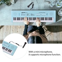 61 Key Electronic Keyboard Piano Musical Instrument with Microphone Dual Power Mode Portable Music Piano Keyboard 6 Demonstratio