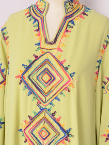 Moyen-Orient islamique dame Robe personnalisé Abaya fabricant broderie nouveau tempérament Robe Kaffiyeh Abaya - Product Image 4