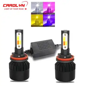 Hotselling Luz Do Carro 4 Cores h11 Farol Lâmpada LED h13 Alta E Baixa Vigas h7 Feitas Na Alemanha E No Japão cor COB Multicolor