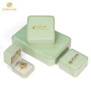 Zebo กล่องใส่เครื่องประดับทำจากหนัง PU เคสทรงสี่เหลี่ยมผืนผ้าสำหรับใส่แหวนและจี้สร้อยคอ - Product Image 4