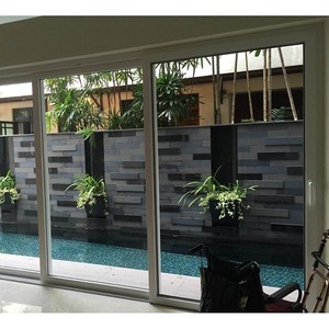 <span class=keywords><strong>Porte</strong></span> <span class=keywords><strong>coulissante</strong></span> UPVC à 2 rails, prix avantageux, portes coulissantes à 4 panneaux - Product Image 6