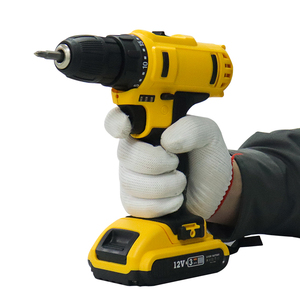 Perceuse sans fil 12V Li-ion, tournevis électrique à vitesse variable 1350 tr/min, mandrin sans clé, perceuse électrique, boîte à outils, bricolage domestique - Product Image 3