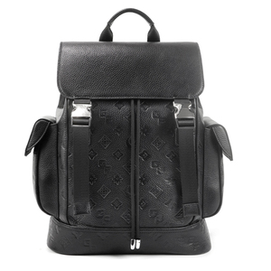 Men PU Leather <b>Backpack</b> <b>Large</b> Capacity Travel Laptop <b>Backpack</b> Embossed Casual Outdoor Daypack With Side Pockets - Product Image 1