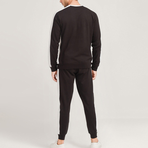 ชุดวอร์มลำลองสำหรับผู้ชายใส่กลางแจ้งในฤดูหนาว ระบายอากาศได้ดี รับทำโลโก้ตามสั่ง ผลิตจากโพลีเอสเตอร์/ผ้าฝ้าย วัสดุทนทาน คุณภาพสูง บริการ OEM รับผลิตตามแบบ - Product Image 2