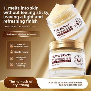 <span class=keywords><strong>Crema</strong></span> de Aceite de Caballo Biónico FLOWERWAY, Hidratante y Nutritiva para Manos, Pies y Rostro, Anti-Grietas, para Mujeres - Product Image 4