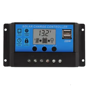 Hinergy 12V 24V 10A 20A 30A LCD PWM li-ion şarj regülatörü güneş regülatörü için lityum iyon batarya