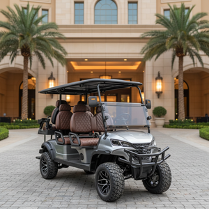Voiturette de <span class=keywords><strong>golf</strong></span> électrique Tongcai 6 places, modèle amélioré certifié CE pour <span class=keywords><strong>camping</strong></span>-car, <span class=keywords><strong>camping</strong></span> et parcs de loisirs en plein air - Product Image 1