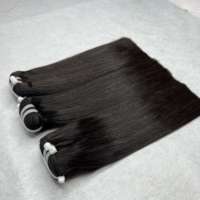 CDYHAIRVN Tissage de cheveux naturels vietnamiens lisses non-Remy faits à la main de haute qualité pour femmes, prix de gros direct usine, RAW SINGLE