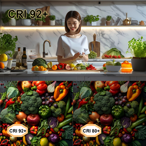 Tira de LED COB con Control de Intensidad, 320 LED/m, 24V, <span class=keywords><strong>3m</strong></span>/5m, Ajustable con Perilla, Cortable, para Decoración e Iluminación del Hogar, Cocina y Oficina - Product Image 4
