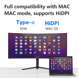 หน้าจอคอมพิวเตอร์เดสก์ท็อปขนาด 40 นิ้ว 5K แบบโค้ง 120HZ ความละเอียด 5120*2160 ขายส่งจากโรงงาน - Product Image 4