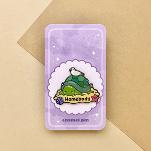 Vendita calda su misura di uccello bianco e tartaruga artigianato in metallo lettere personalizzate accessori Homebody duro morbido smalto spille cartone animato - Product Image 6