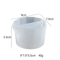 DM508 Gobelet de distribution et de mesure en silicone pour mélange de couleurs, idéal pour la distribution de résine époxy et le coulage de peinture