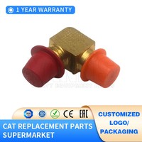 YANN'S 4N1828 4N-1828 7/16" X 1/8" 90 °   Adaptateur coudé pour pièces d'équipement lourd de tracteur, moteurs 163, 143, 153, 3304, 3306