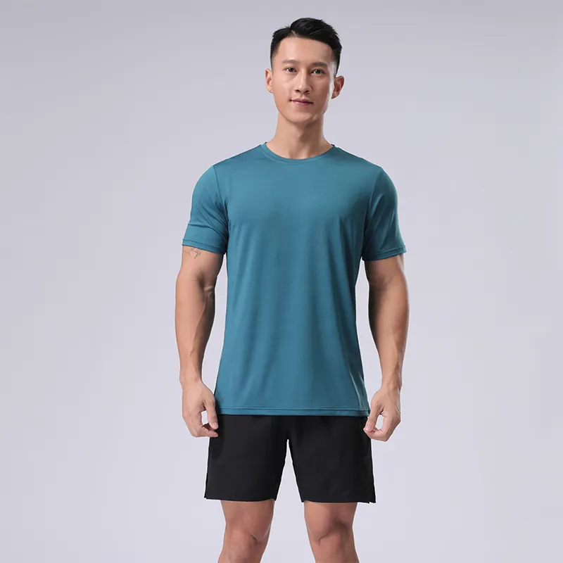 Người Đàn Ông Của Tập Thể Dục T-Shirts Nhanh Khô Thể Thao Độ Ẩm Wicking Hiệu Suất Áo Sơ Mi Cho Chạy Phòng Tập Thể Dục