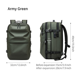 Sac à dos de voyage professionnel avec technologie sous vide | Design extensible, serrure TSA, zones humides/<span class=keywords><strong>s</strong></span>èches et poches latérales/arrière - Product Image 2