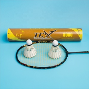 TCX 9000 volano piuma serie gialla Badminton con <span class=keywords><strong>4</strong></span> ° <span class=keywords><strong>grado</strong></span> di volano piuma d'oca del nord-est - Product Image 6