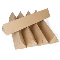 Emballage en papier ondulé à trois couches personnalisable, réutilisable, recyclable, écologique, pour l'expédition, les produits ménagers
