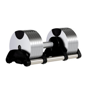 Manubri Regolabili Intelligenti con Cambio <span class=keywords><strong>Peso</strong></span> Automatico Unisex per Palestra e Fitness in Ghisa Elettroplaccata Set 16/36KG Modello KTYL-001 - Product Image 2