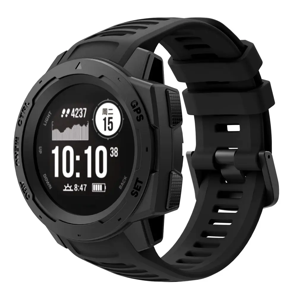 Silicone Wristband For Garmin Instinct Smart Watch Band Strap Replacement Bracelet For Garmin Instinct Smart Sport Accessories