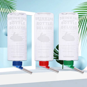 Botella de Agua para Mascotas Pequeñas, Capacidad de 1000 ml, para Conejos, Hurones, Hámsteres y Cobayas - Product Image 2