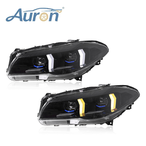 AURON for 5 Series F10 F18 2011-2017 <b>12V</b> New Auto Upgrade Projector Head Lamp High/Low Beam 36W 6000K <b>Plug</b> and Play 6000 lm - Product Image 1