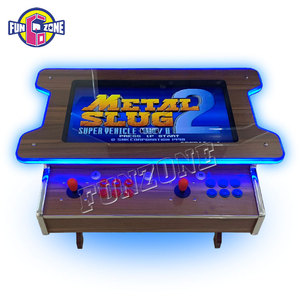 Funzone nhà máy Retro đa trò chơi 2 người chơi <span class=keywords><strong>Arcade</strong></span> Bàn cà phê chiến đấu hộp trò chơi Rocker Cocktail <span class=keywords><strong>Arcade</strong></span> máy - Product Image 3