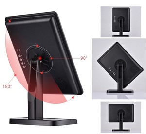 Super Nouvelle Offre Spéciale Professionnel Portatif De Vanité De Bureau 20 Led Lumière Loupe Rechargeable Fonction Musique Miroir De Maquillage - Product Image 4