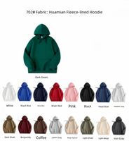 Hoodie Pria Sweatshirt 400GSM Katun Fleece Tebal Remaja Unisex Oversized Streetwear Polos Custom Logo Grosir
