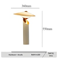 Lampe de table de designer italien, simple et créative, pour salon, bureau, chambre à coucher, modèle nordique, décoration d'hôtel, lumière d'ambiance