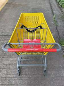 Carrito de Compras de Plástico de 180L con Recubrimiento en Polvo <span class=keywords><strong>EL</strong></span> RANCHO, Estilo Americano - Product Image 5