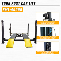 Equipo de Taller SAMFD, Elevador de Autos de Cuatro Postes y Máquina de Alineación de Ruedas 3D en Venta