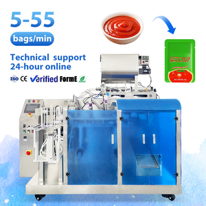 Machine d'emballage automatique haute vitesse pour sachets préformés Doypack, pour jus, lait, sauces, liquides, équipement d'emballage personnalisé - Product Image 1