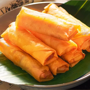 Rouleaux de printemps végétaliens Jiangnan fabriqués à la main: recette Huaiyang Tri-Threads, congelés authentiques - Product Image 6