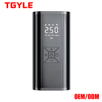 Compresseur d'air portable ABS monocylindre pour voiture 150 PSI 12 V électrique sans fil avec écran LCD et moniteur de pression des pneus automatique