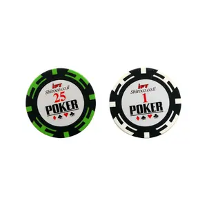 Logo Printed Multi-Color RFID Poker Chips RFID Casino Chip Manufacturer