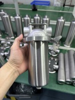 Novo Design de Filtro de Aço Inoxidável 10" X 2.5" para Uso Industrial, Pré-Filtro de Água para Tratamento de Líquidos