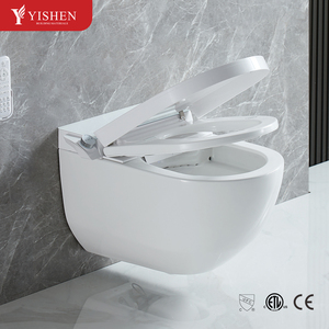 Toilettes à <span class=keywords><strong>bidet</strong></span> intelligentes sans monture directes d'usine fixées au mur avec nettoyage automatique à distance Caractéristiques suspendues intelligentes - Product Image 3