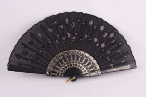 Éventail pliant en plastique avec motifs de dragon brodés chinois orientaux, différentes couleurs, pour fournitures promotionnelles de fête - Product Image 5