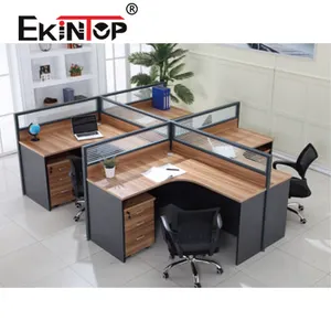 Ekintop populer penjualan laris Bank Workstation Modular Inspector furnitur kantor sehat sekolah stasiun kerja Kantor Pemerintah Kantor