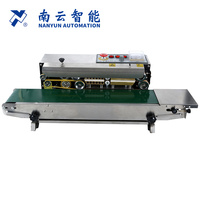 Machine de scellage à impulsions horizontale continue de marque NanYun FR-900, machine de scellage automatique pour emballage de sacs en plastique