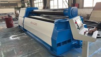 Machine à cintrer les tôles W12 8x3200 4 rouleaux, machine à rouler les tôles d'acier, rouleau à tôles automatique