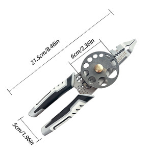Pelacables Métrico Multifunción, Extractor de Cables <span class=keywords><strong>para</strong></span> Electricistas, Nuevo Pelacables Rotatorio Manual con Mordazas Dentadas, Modelo 8171 - Product Image 2
