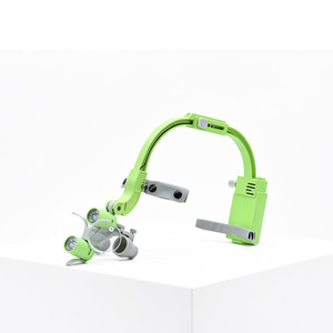Loupes binoculaires dentaires 3,5X avec éclairage LED électrique, lunettes grossissantes chirurgicales certifiées CE, design ergonomique - Product Image 1