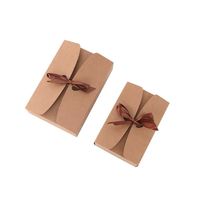 Boîte cadeau en carton pliable de haute qualité en gros, boîtes personnalisées recyclables, bon marché, emballage de plusieurs couleurs et tailles, boîte à nœud papillon