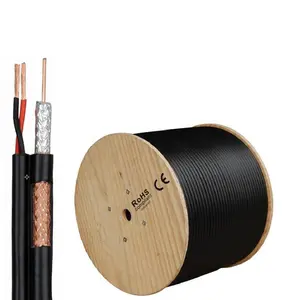 High Quality RG59 Coaxial Cable With Power Wire For TV Cable Use