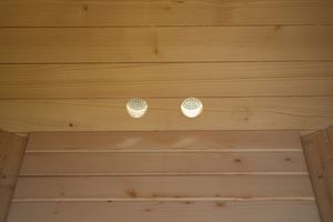 ساونا صنوبر حرارية خارجية خشبية برميل ساونا مع غرفة ساونا شرفة أمامية - Product Image 5