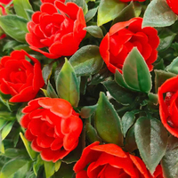 Vente en gros de plantes artificielles en plastique de haute qualité, boule topiaire d'herbe, décoration intérieure et extérieure de fleurs artificielles