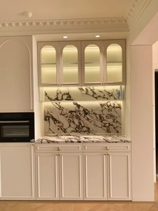 Tủ cạnh hiện đại bằng gỗ đơn giản cho phòng khách & phòng ăn, giá để rượu sang trọng để sát tường, nội thất phòng ăn gia đình - Product Image 2